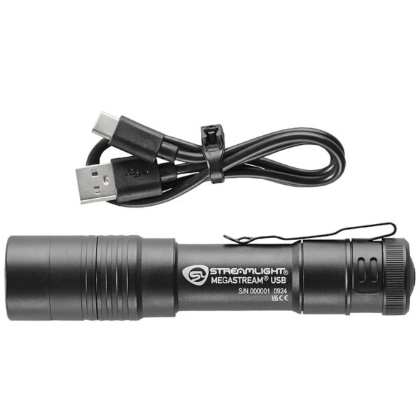 Alternative view of MEGASTREAM USB oppladbar lommelykt